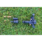 Зрошувач Фрегат на ніжці, на 2 виходи, (пластик) Presto-PS RS-5022-7