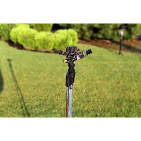 Зрошувач Фрегат на ніжці, на 2 виходи, (пластик) Presto-PS RS-5022-7