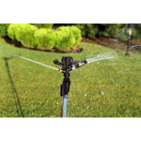 Зрошувач Фрегат на ніжці, на 2 виходи, (пластик) Presto-PS RS-5022-7