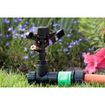 Зрошувач Фрегат на ніжці, на 2 виходи, (пластик) Presto-PS RS-5022-7