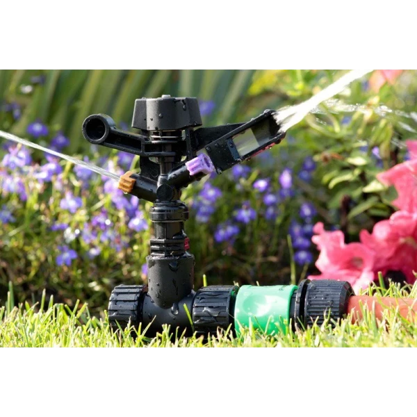 Зрошувач Фрегат на ніжці, на 2 виходи, (пластик) Presto-PS RS-5022-7