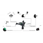 Ороситель импульсный Big на 2 форсунки с резьбой 1 1/2" Presto-PS 6011