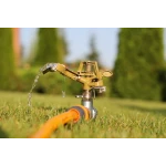 Дощувач Presto-PS зрошувач імпульсний для газону металевий (8105D)