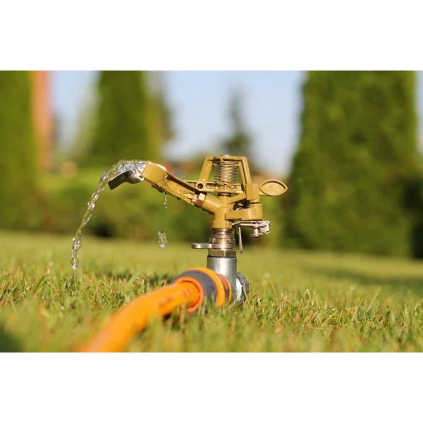Дощувач Presto-PS зрошувач імпульсний для газону металевий (8105D)