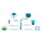 Дощуватель з підсвічуванням Ліхтарик, з регулюванням кута поливу (0-360 °) Presto-PS 7733