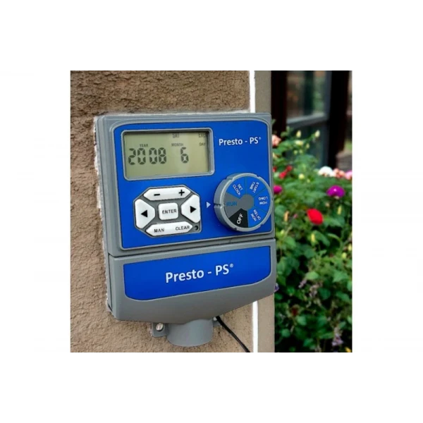 Электронный контроллер полива на 8 зон Presto-PS 7803