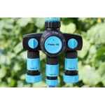 Таймер полива механический на 3 выхода до 120 минут Presto-PS 7736