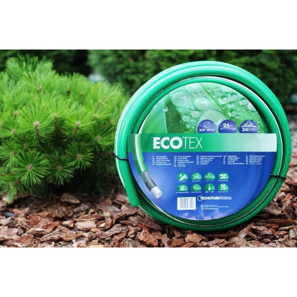 Шланг садовый Tecnotubi EcoTex для полива диаметр 3/4 дюйма, длина 50 м Presto-PS ET 3/4 50