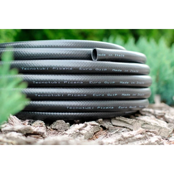 Шланг садовый для полива 1/2" 50 м Tecnotubi Euro Guip Black EGB 1/2 50