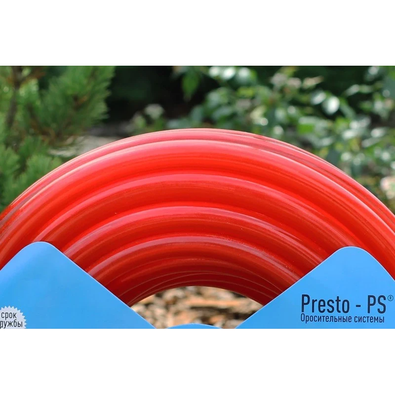 Шланг садовый для полива 3/4" 30 м Presto-PS Caramel (красный) SE-3/4 30