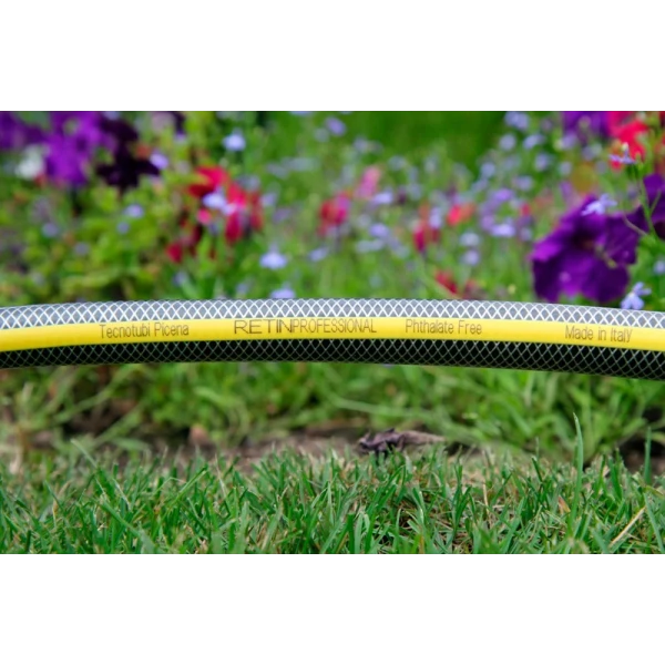 Шланг садовый Tecnotubi Retin Professional для полива диаметр 5/8 дюйма, длина 25 м Presto-PS RT 5/8 25