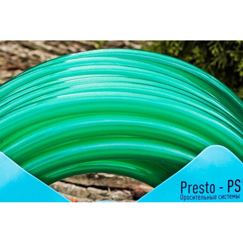 Шланг садовый для полива 3/4" 20 м Presto-PS Caramel (зеленый) CAR-3/4 20