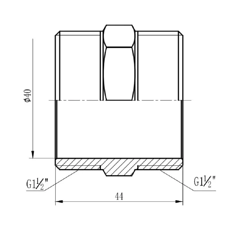 Ниппель SD Forte 11/2