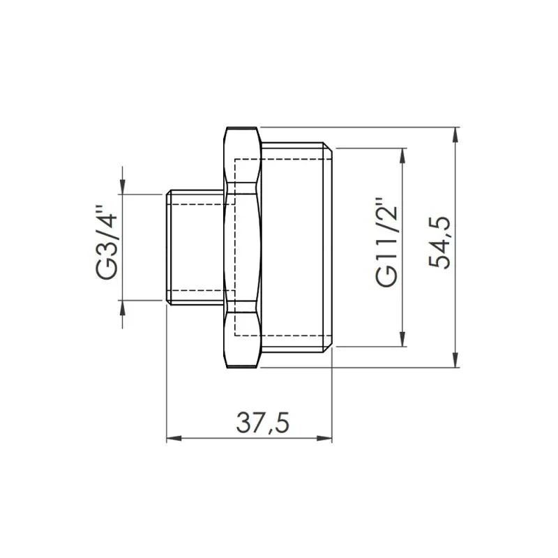 Ниппель редукционный SD Forte 1