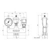 Група безпеки котла Icma №GS02