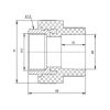 Муфта PPR Blue Ocean 40х1