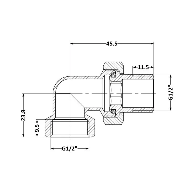 Сгон-американка Thermo Alliance Base 1/2
