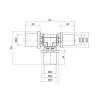 Тройник пресс Icma 20х20х16 №406