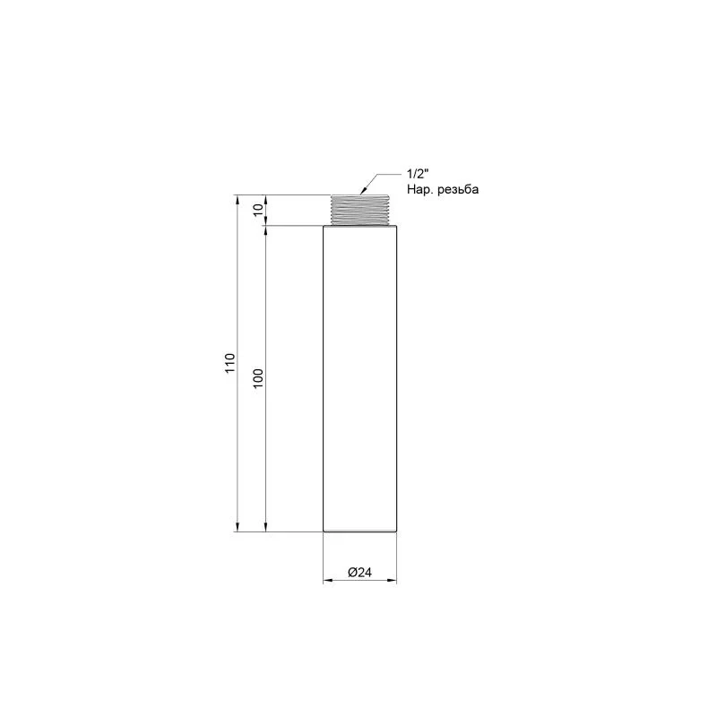 Удлинитель SD Plus 100х1/2