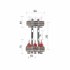 Колектор з витратомірами Thermo Alliance Standart 1