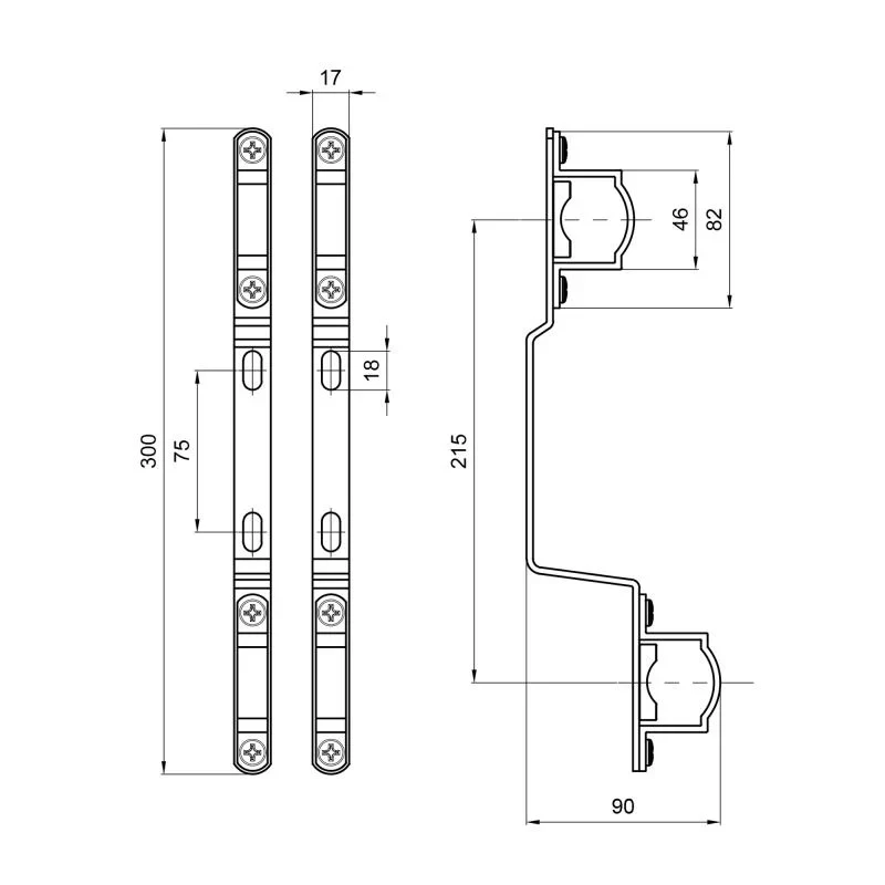 Крепление для коллектора SD Plus 1'' SD342