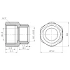 Муфта обтискна SD Forte 16х1/2