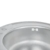 Кухонна мийка Lidz 490-A 0,6 мм Satin (LIDZ490A06SAT160)