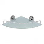 Полиця кутова Lidz Oreo 1001 скляна LDORE1001CRM22180 Chrome