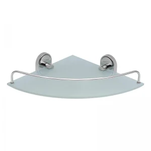 Полиця кутова Lidz Oreo 1001 скляна LDORE1001CRM22180 Chrome