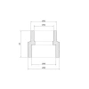 Муфта PPR Thermo Alliance 40х32