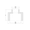 Муфта PPR Thermo Alliance 63х32