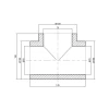Тройник PPR Thermo Alliance 75