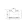 Тройник PPR Thermo Alliance 63х32х63