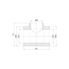 Трійник PPR Thermo Alliance 75х63х75