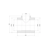 Тройник PPR Thermo Alliance 110х75х110