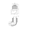 Уголок PPR Thermo Alliance 20х1/2