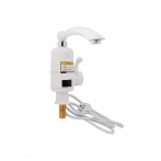 Проточный кран-водонагреватель кухонный для кухни Lidz Warm 057 LDWAR057WCR24983 White / Chrome