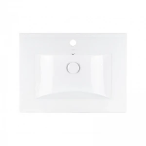 Раковина Qtap Albatross 600х460х180 White с донным клапаном QT01113060CW