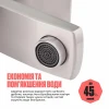 Змішувач для раковини Lidz Kubis 001F (k35) LDKUB001FNKS28534 Nickel