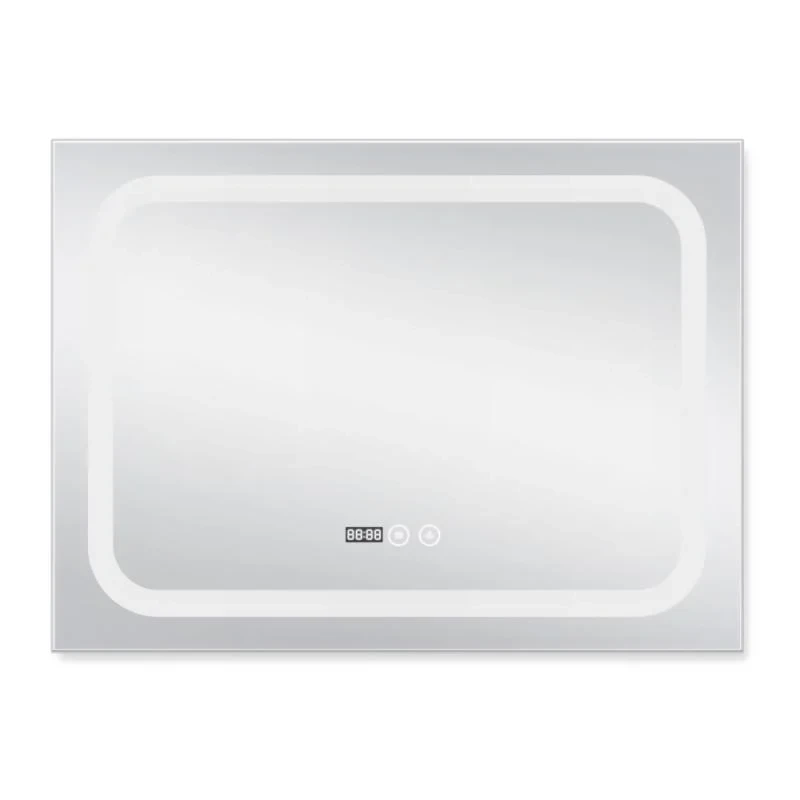 Дзеркало Qtap Mideya (DC-F906) 800х600 з LED-підсвічуванням Touch, з димером, рег. яскравості QT2078F906W
