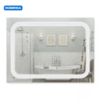 Дзеркало Qtap Mideya (DC-F906) 800х600 з LED-підсвічуванням Touch, з димером, рег. яскравості QT2078F906W