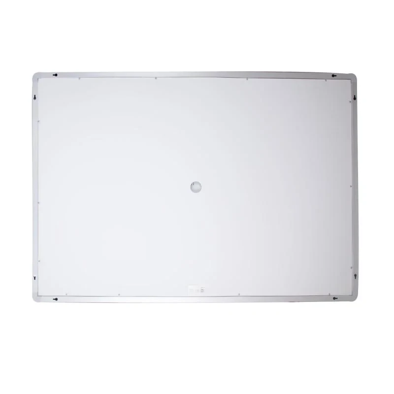 Дзеркало Qtap Mideya (DC-F613) 1200х800 з LED-підсвічуванням Touch, з антизапотіванням, з годинником, димером, рег. яскравості QT2078F613W