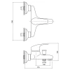 Змішувач для ванни Brinex 36W 006