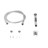 Набор для гігієнічного душу Qtap Inspai-Varius округлий QTSETCRMA021 Chrome/Grey (Set)
