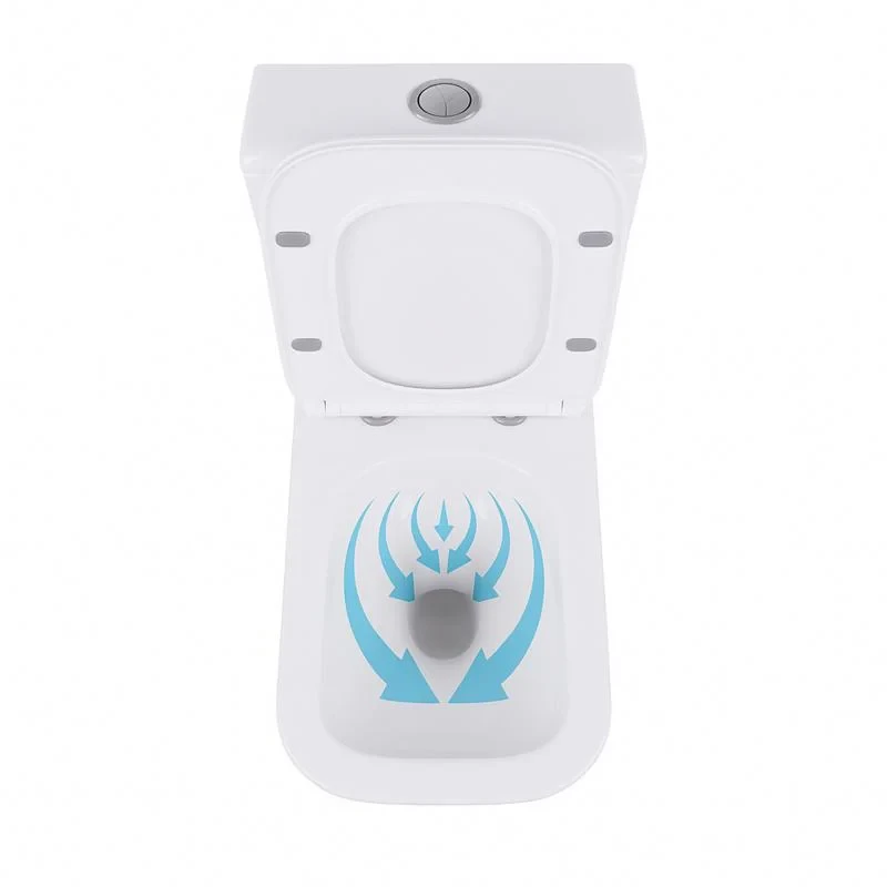 Унитаз-компакт Qtap Crow безободковый с сиденьем Soft-close QT05222170W