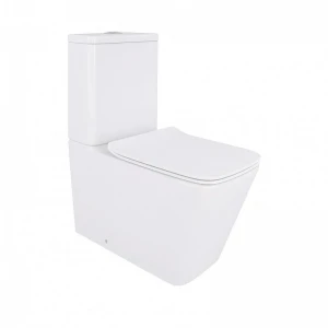 Унітаз-компакт Qtap Crow безобідковий з сідінням Soft-close QT05222170W