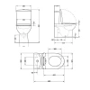Унитаз-компакт Qtap Jay с сиденьем Soft-close QT07222176W