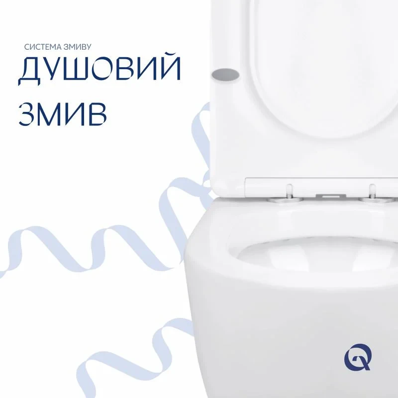 Унитаз-компакт Qtap Jay с сиденьем Soft-close QT07222176W