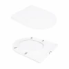 Унитаз-компакт Qtap Stork/Swan безободковый с сиденьем Soft-close QT15222178W