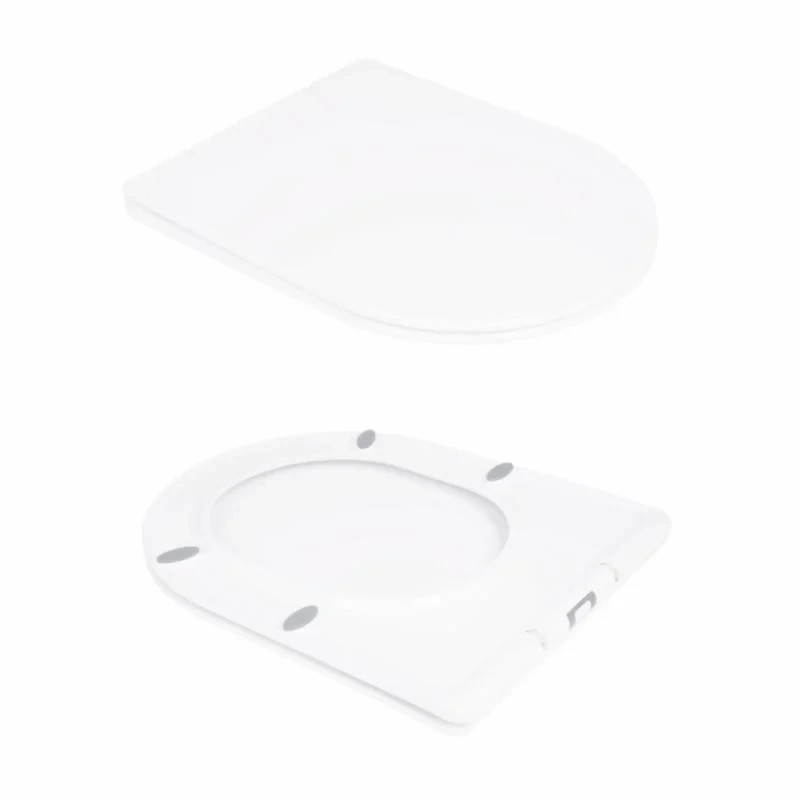 Унитаз-компакт Qtap Stork/Swan безободковый с сиденьем Soft-close QT15222178W